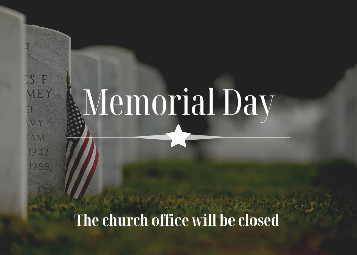 Memorial Day closure