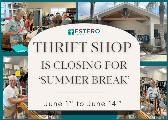 thrift shop break events