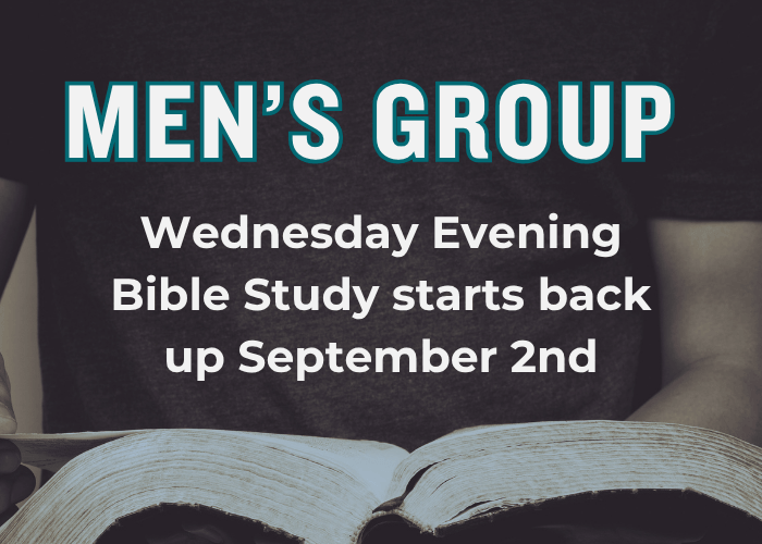 Men's group paused Men's group paused