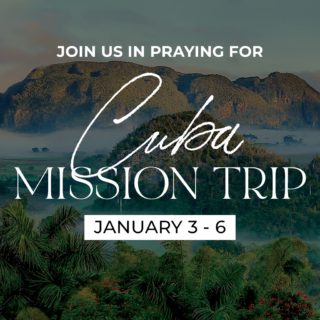 We have an exciting opportunity this week to pray for our Pastors Cesar and Yady and our Faith Works Missions Team. They are serving in Cuba from January 3rd - January 6th providing ministry to Deaf Christians of Cuba, an incredibly underserved group. 

May the Lord empower each team member to be the hands and feet of Jesus in Cuba. Please pray for the love of Christ to be evident to each person they meet. Ask the Lord to transform hearts and lives of Cubans for the glory of God as our team serves them.

Stay connected because we will provide a recap once the team returns. 

#esterochurch #faithworks #missiontocuba #prayer